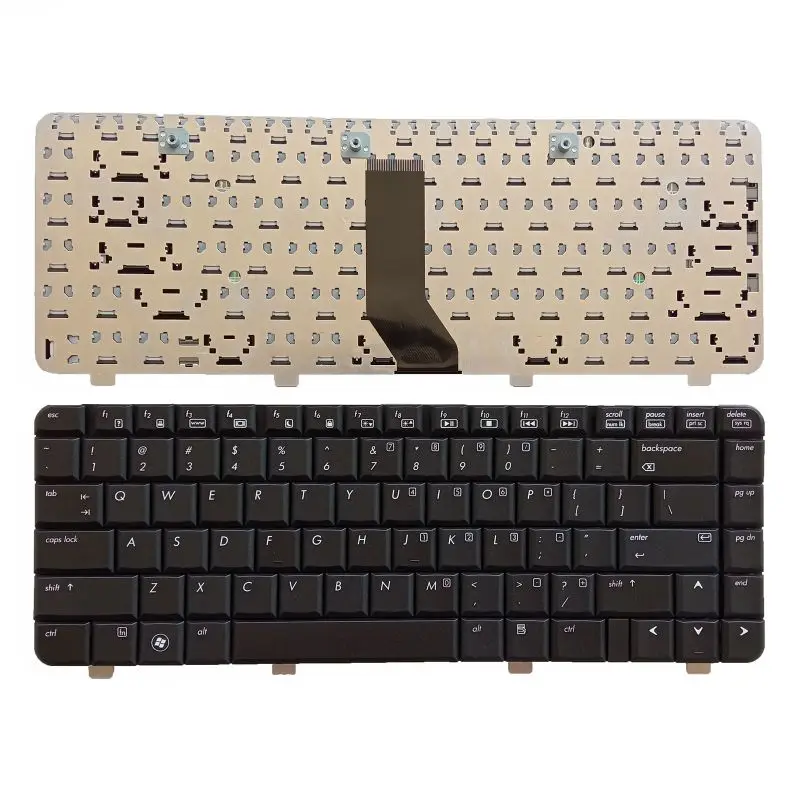 US Laptop Keyboard for Hp DV2000 DV2100 DV2500 V3000 V3500 V3700 448615-001 417068-001 448615-031 no pointer no backlight