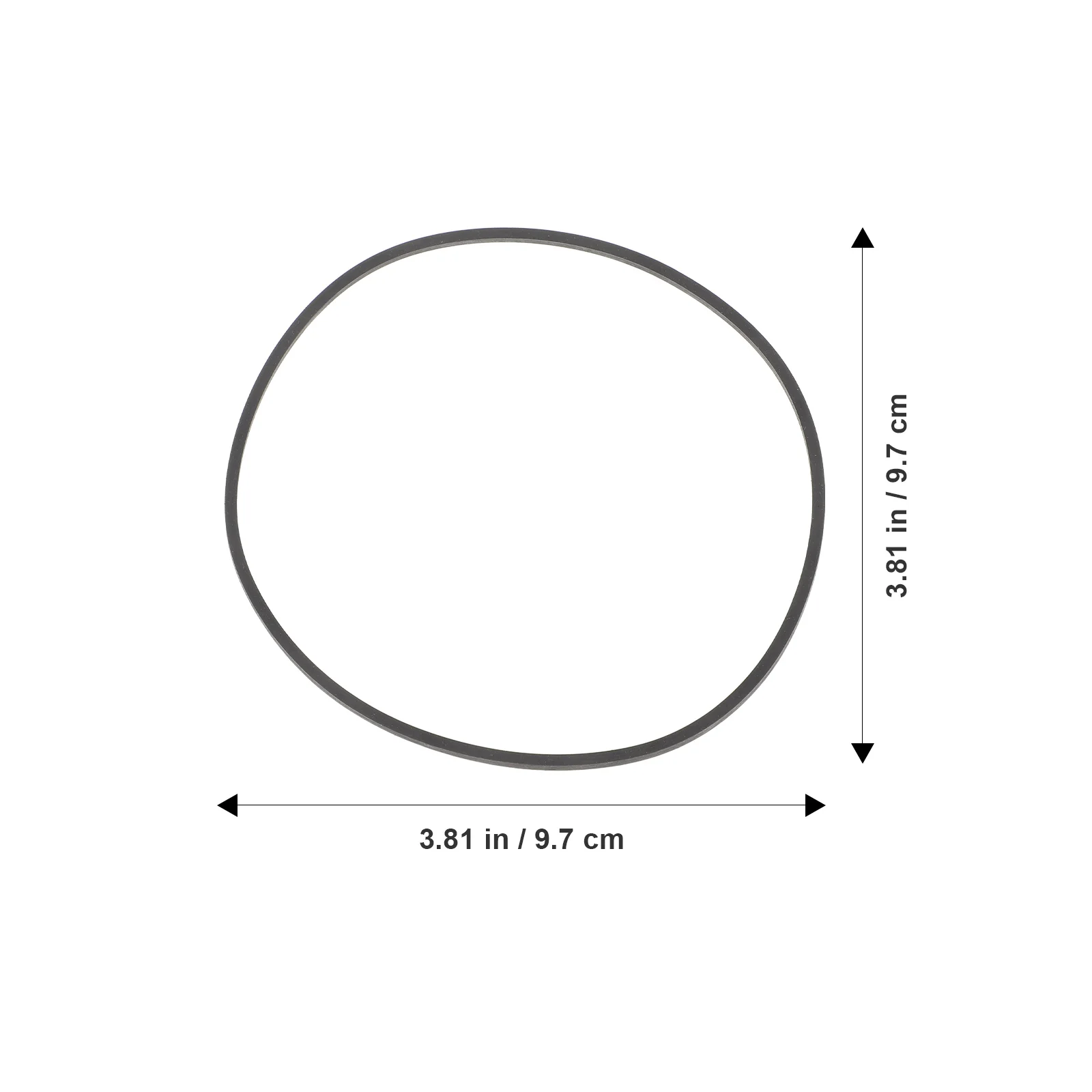 

20pcs Cassette Belts 2Mm Flat Square Rubber Drive For Tape Recorder Repair Smooth Rotation Noise Reduction Replacement