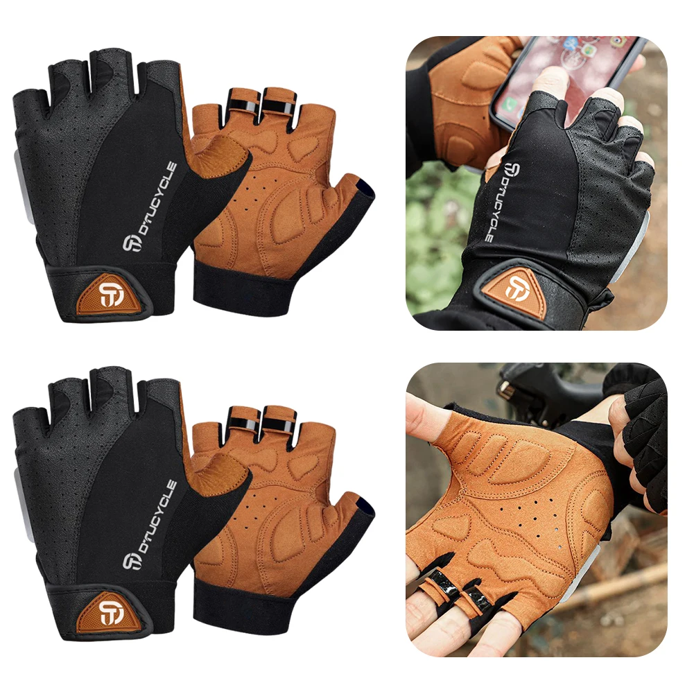

Cycling Gloves Biking Gloves Shock Absorption Outdoor Sports Gloves Anti-Slip Riding Gloves for Cycling Weight Lifting