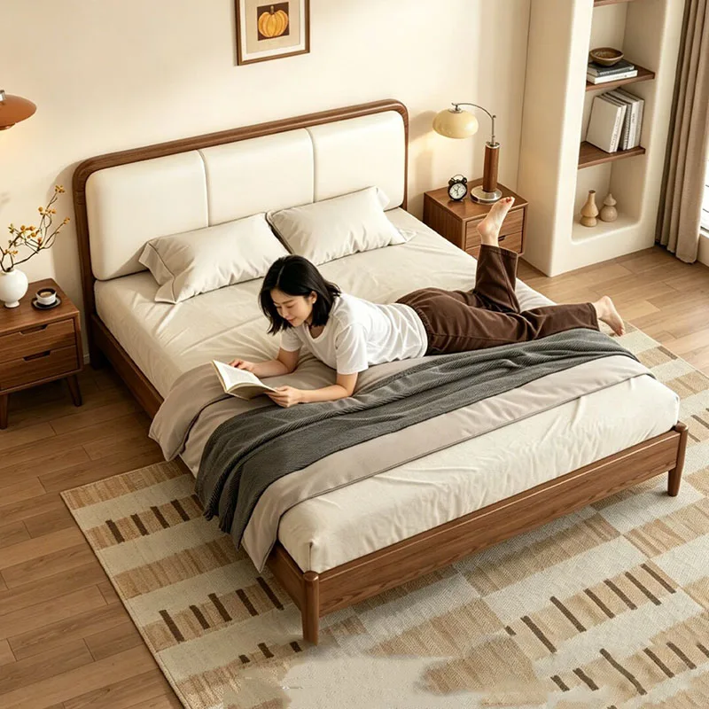 Sleeping Princess Bed Design Mobile Baby Wooden Girls Bedroom Modern Luxury Bed Children Letto Matrimoniale Trendy Furniture