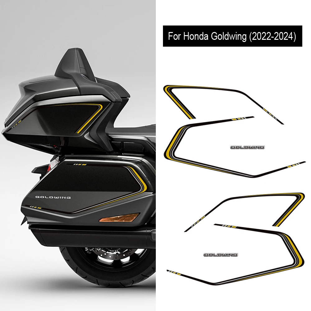 For Honda Goldwing Gold wing GL1800 F6B Tour Protector Tank Pad Grips Gas Kit Knee Fairing Fender Stickers Decals 2022 - 2024