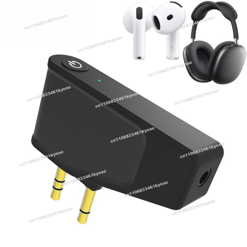 For Earphones Bluetooth 5.3 Airplane Aviation Flight Transmitter Earpods 3.5mm