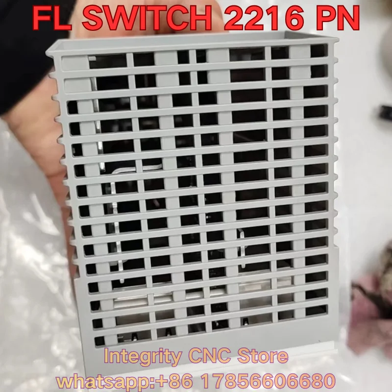 Second-hand FL SWITCH 2216 PN industrial switch function test is normal 1044029
