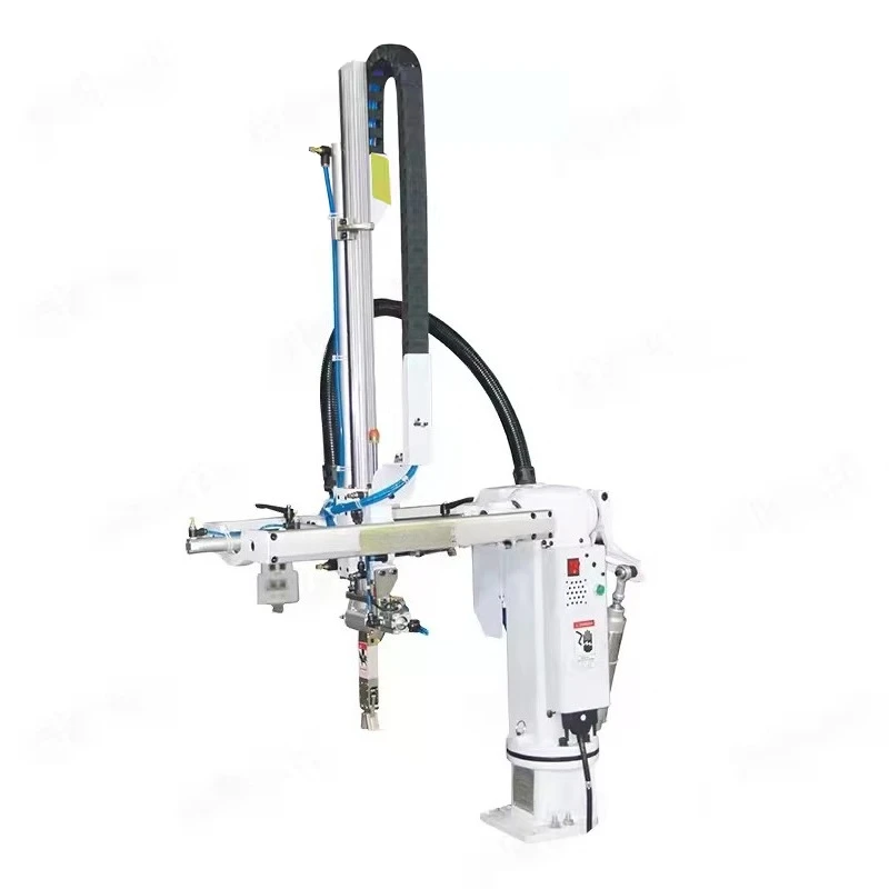 Double Arm Automation Injection Molding Machine Manipulator Cantilever Side Pick-Up PLC Core Component Aluminum