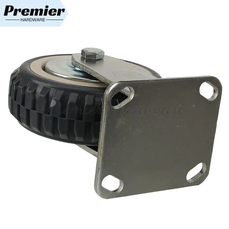 

Service Cars and Home Hardware Dedicated 6-Inch Gray Bee Fire Fixed Wheel – Wear-Resistant & Load-Bearing for Dining Cars