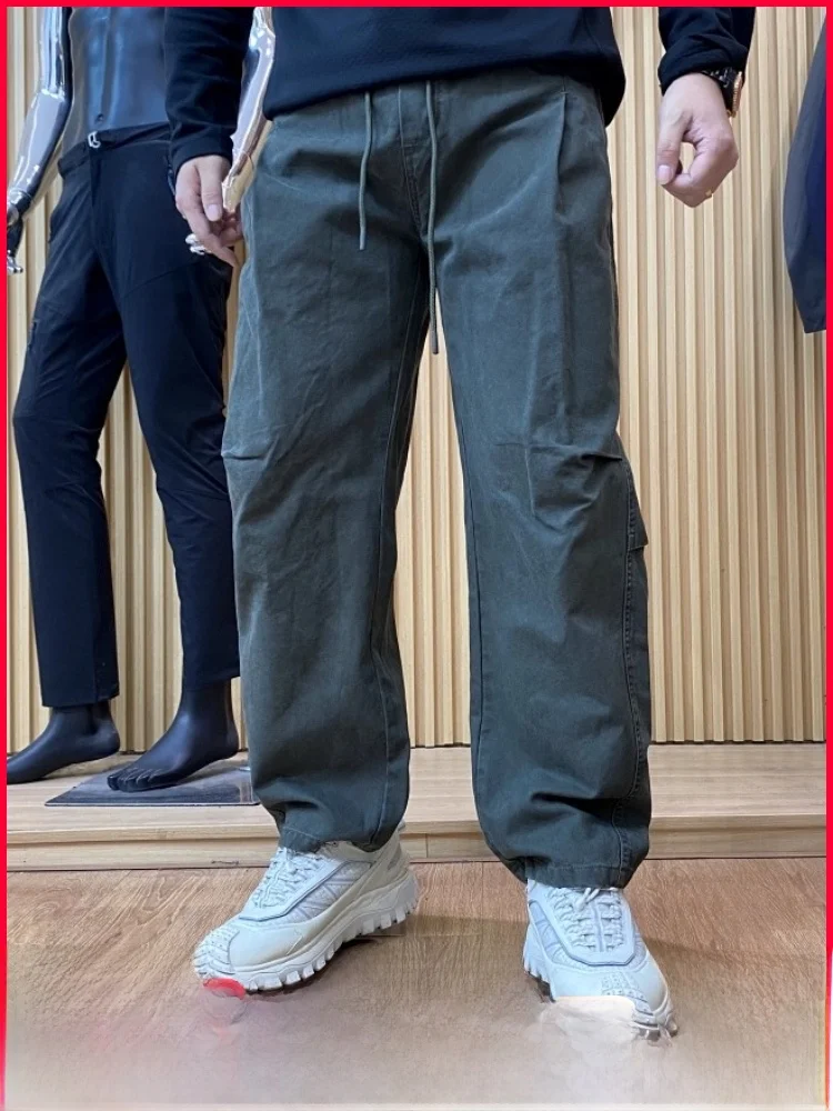 

Men's Casual Straight Leg Loose Fit Outdoor Workwear Pants Warm Not Bulky Spring Autumn New Arrival Faion Urban Sle