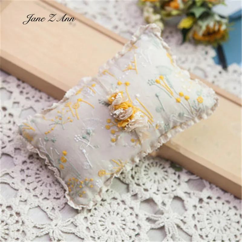 Newborn photography props wrap pillow headwear set cotton embroidery lace baby 100 days photo studio props