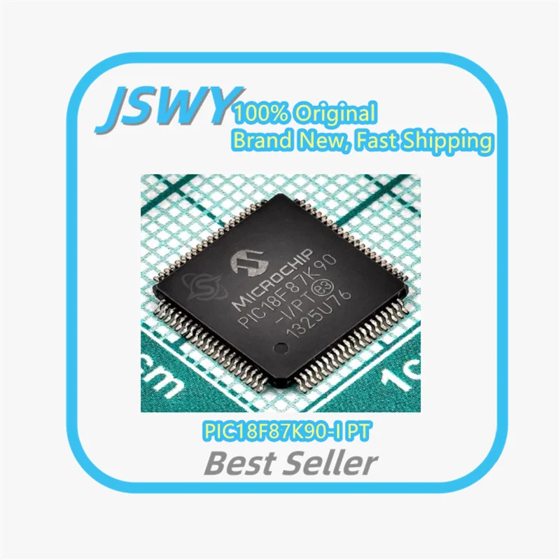 

(2/30 pieces) PIC18F87K90-I/PT PIC18F87K90 TQFP-80 Microcontroller Original Product