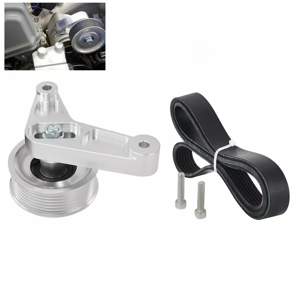 K Series Swap K20/K24 Adjustable EP3 Idler Pulley Belt Kit For Honda Civic & Integra & RSX
