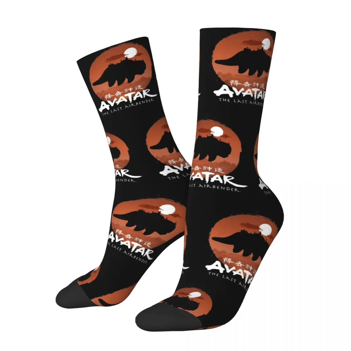 Avatar-die letzte Air bender Halloween Team Socken Männer Frauen Polyester Casual Socken Neuheit Frühling Sommer Herbst Winter Socken Geschenk