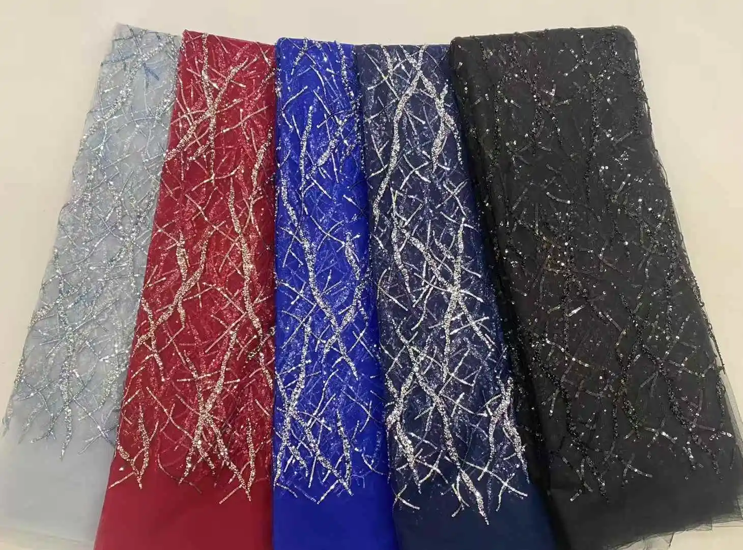 أفريقيا النيجيري مطرز الفرنسية شبكة الدانتيل مع الترتر جودة عالية 2025 التطريز الدانتيل الترتر الدانتيل لفساتين الزفاف النساء