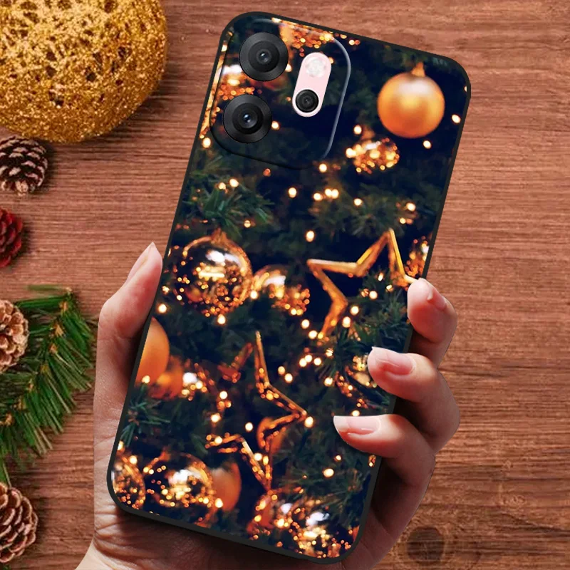 Christmas Painted Cover For OPPO Reno 14F 14 F Reno14FS Case Silicone Soft Phone Cover For OPPO Reno 14 13 Pro FS Capa Fundas
