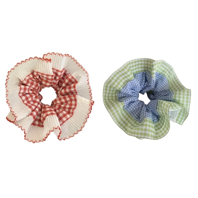 

Oversized Hair Scrunchies Multi-layer Lace Hair Scrunchy Elastic Hair Tie Thick UpdoHair Rope Female Hair Ornaments