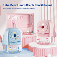 Cute Portable Manual Pencil Sharpener 6-8mm Multi-function Automatic Pencil Sharpener School Student Stationery Supplies