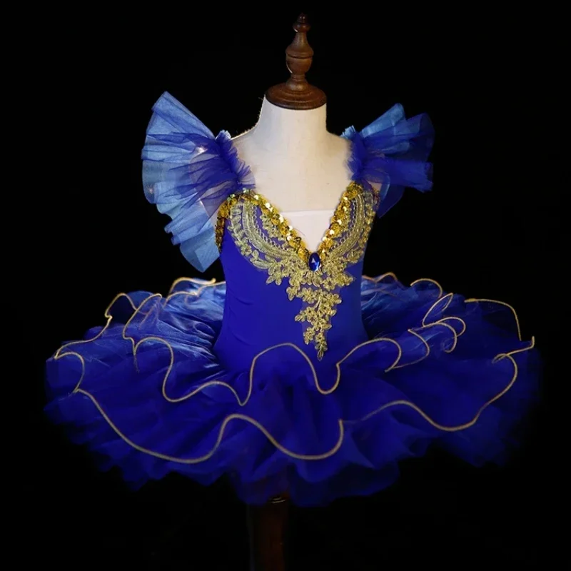 Bambini Bambino Ballerina Tutu di balletto Vestito da ballo Bambini Lago dei cigni Costumi di danza Abbigliamento Ragazze adolescenti Abiti da ballo per balletto