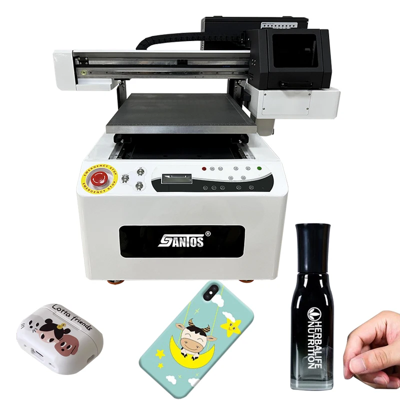 A2 UV Printer 400*500mm Ink Shortage Alarm System High Precision UV Universal Flatbed Printer