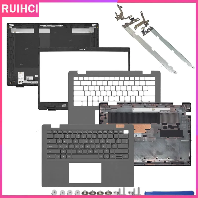 

New For Dell Latitude 3420 E3420 P144G Laptop LCD Back Cover Front Bezel Palmrest Bottom Case Hinges 03NVYX 02935X