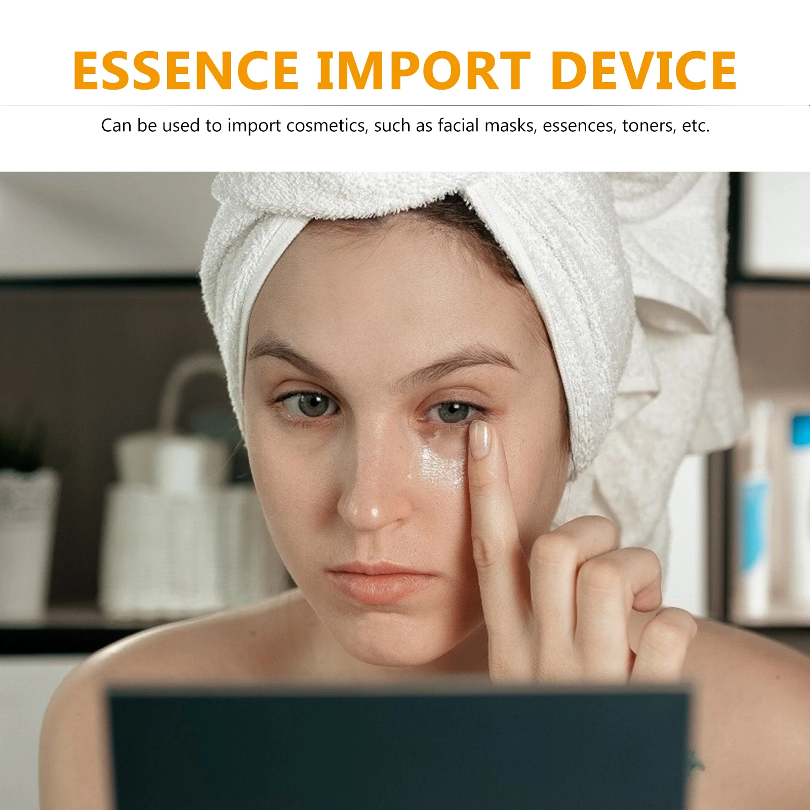 

6 Pcs Face Spoon Eye Massager Cream Scoop Facial Tools Reusable Stainless Steel Crystal Design