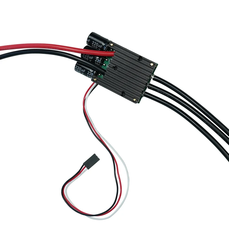 HOEYI MINI V6.7PRO HYESC6.7PRO يعتمد على VESC مع المشتت الحراري المؤكسد من الألومنيوم لمحرك FOC بدون فرش VESC6