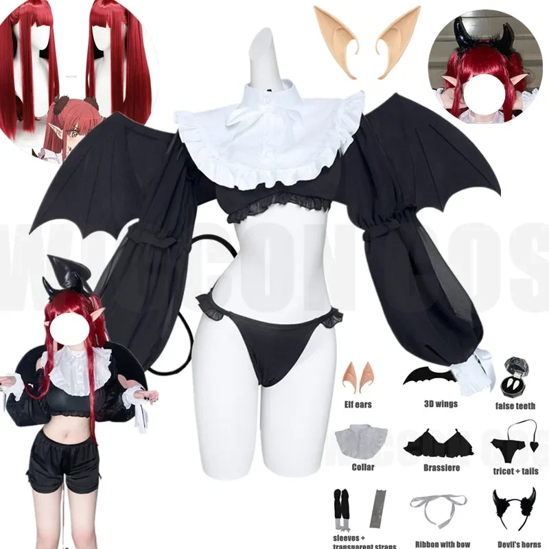 Anime my dress cosplay rizu Kyun cosplay costume Kitagawa Marin bikini cosplay costume Kuroe Shizuku wig