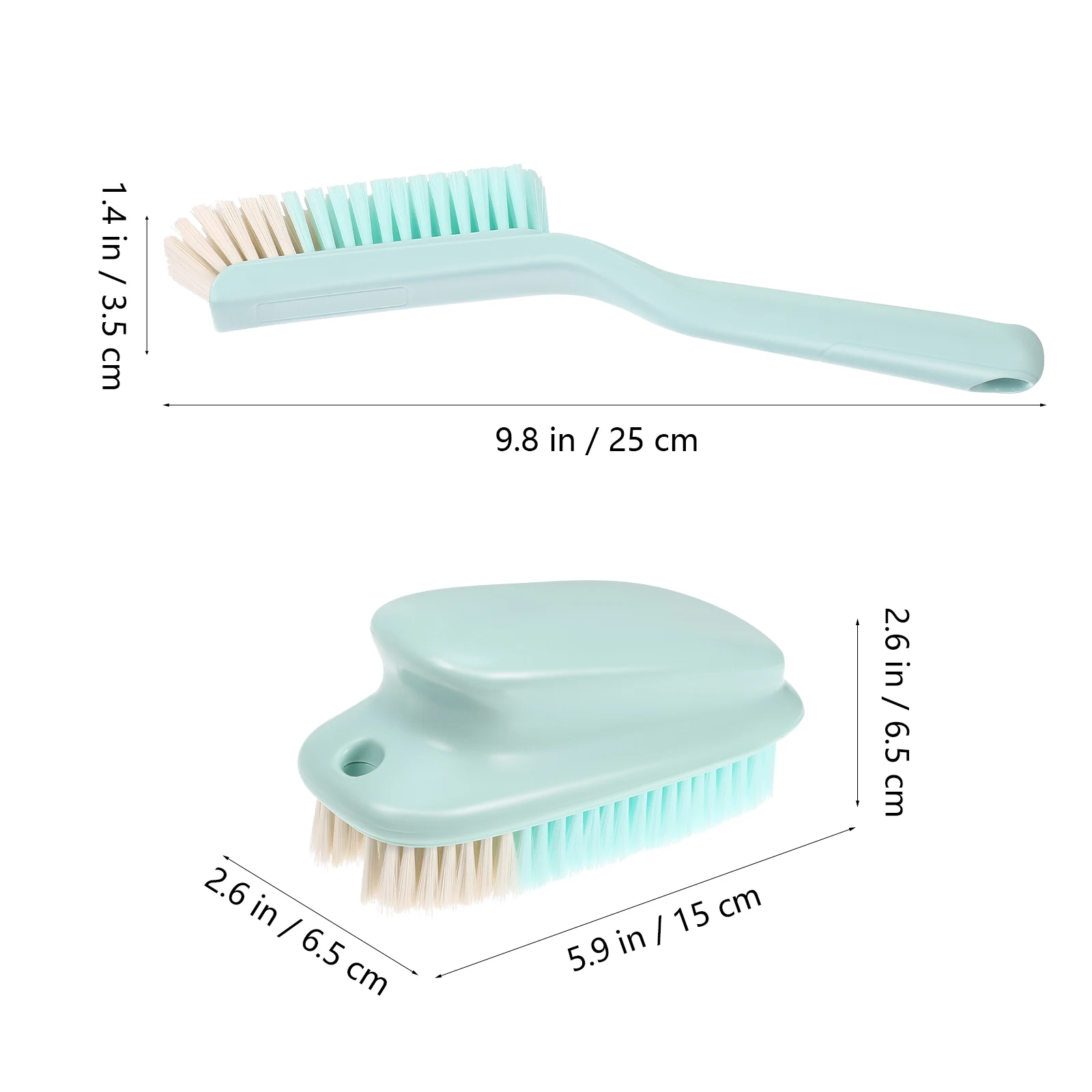 

1 set Cleaning Blue Laundry Scrubber Laundry Brush Blue Multi-Purpose Plastic Shoe Washing Brush Scrub Household Supplies