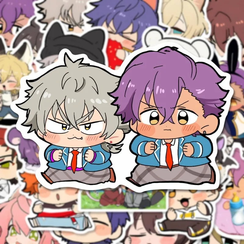 Ensemble Stars Sticker Anime Waterproof Sticker Cartoon Cute Student Stationery Children School Supplies Decorative Friend Gift