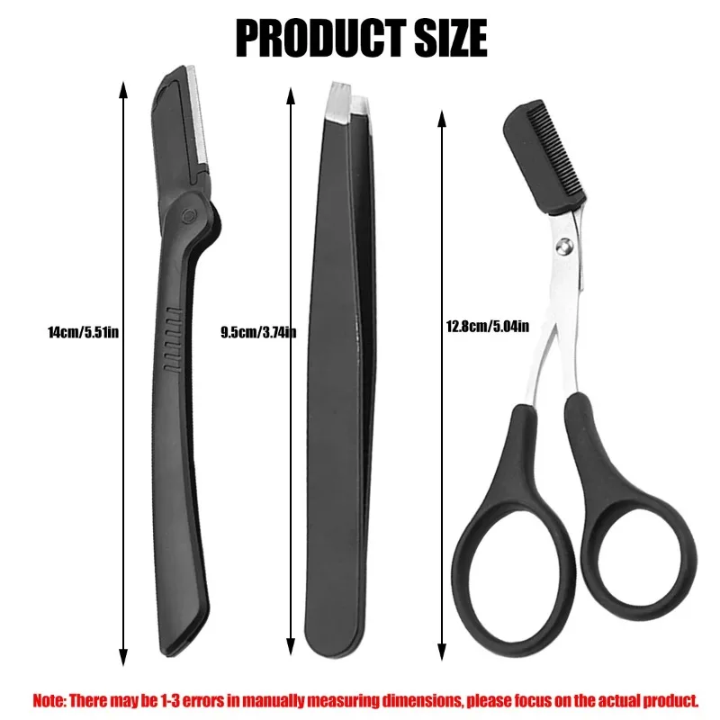 Foldable Eyebrow Trimmer +5 Replacement Blades Combination Set Can Be Used for Eyebrow Trimming and Shaving, Which Is Unisex - view 3