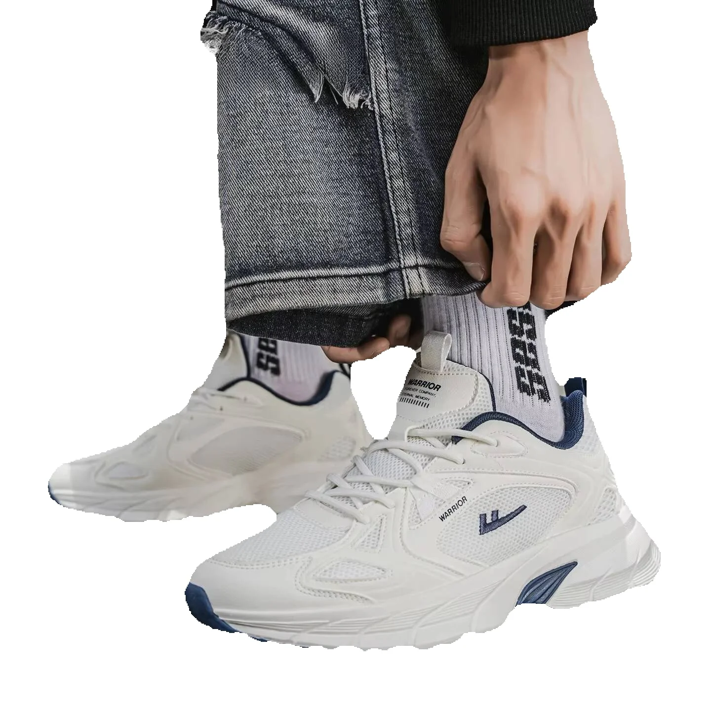 Pullback Men's Shoes, Trendy Versatile Sports Shoes For Men, Spring 2026 Thick-soled Dad Shoes, Men's Mesh Breathable Casual Shoes_vogvips.com