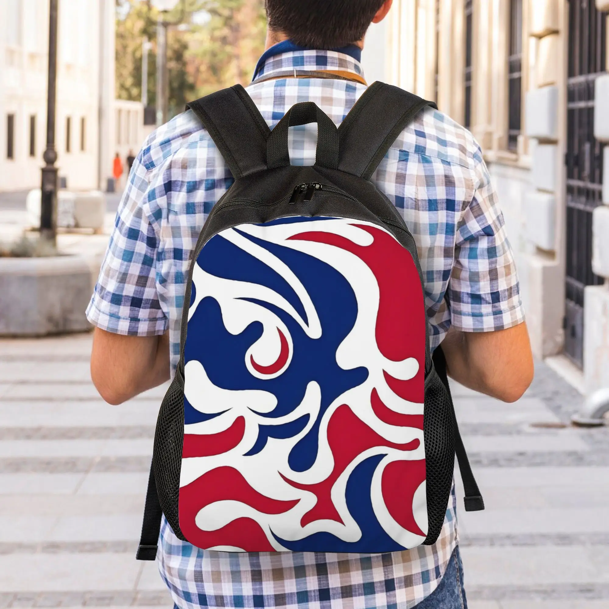 

Back to school season Zipper Closure Soccer Football Fan Merch 53 Knapsack Female Handbag Backpack