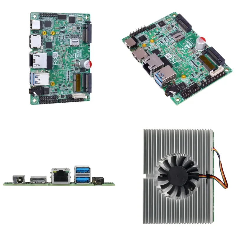 2.5 Inch Industrial Control Motherboard for Intel Ultra 5 125H 7 155H LPDDR5 8GB 16GB RAM LVDS EDP HDMI 2.1 Ultra Mini Main