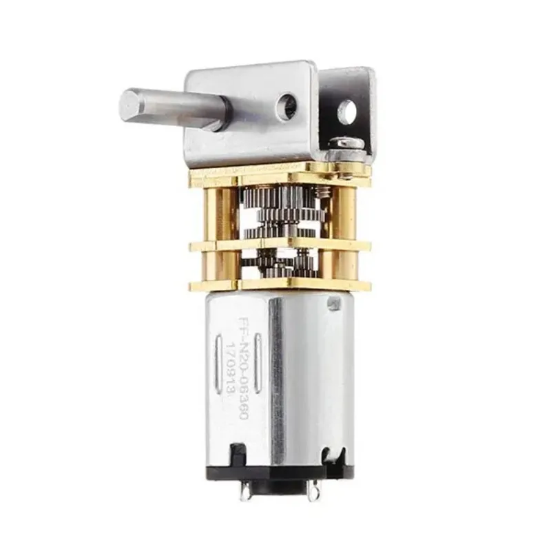 New GW12N20 worm gear reducer DC gear motor power-off self-locking DC6V12V