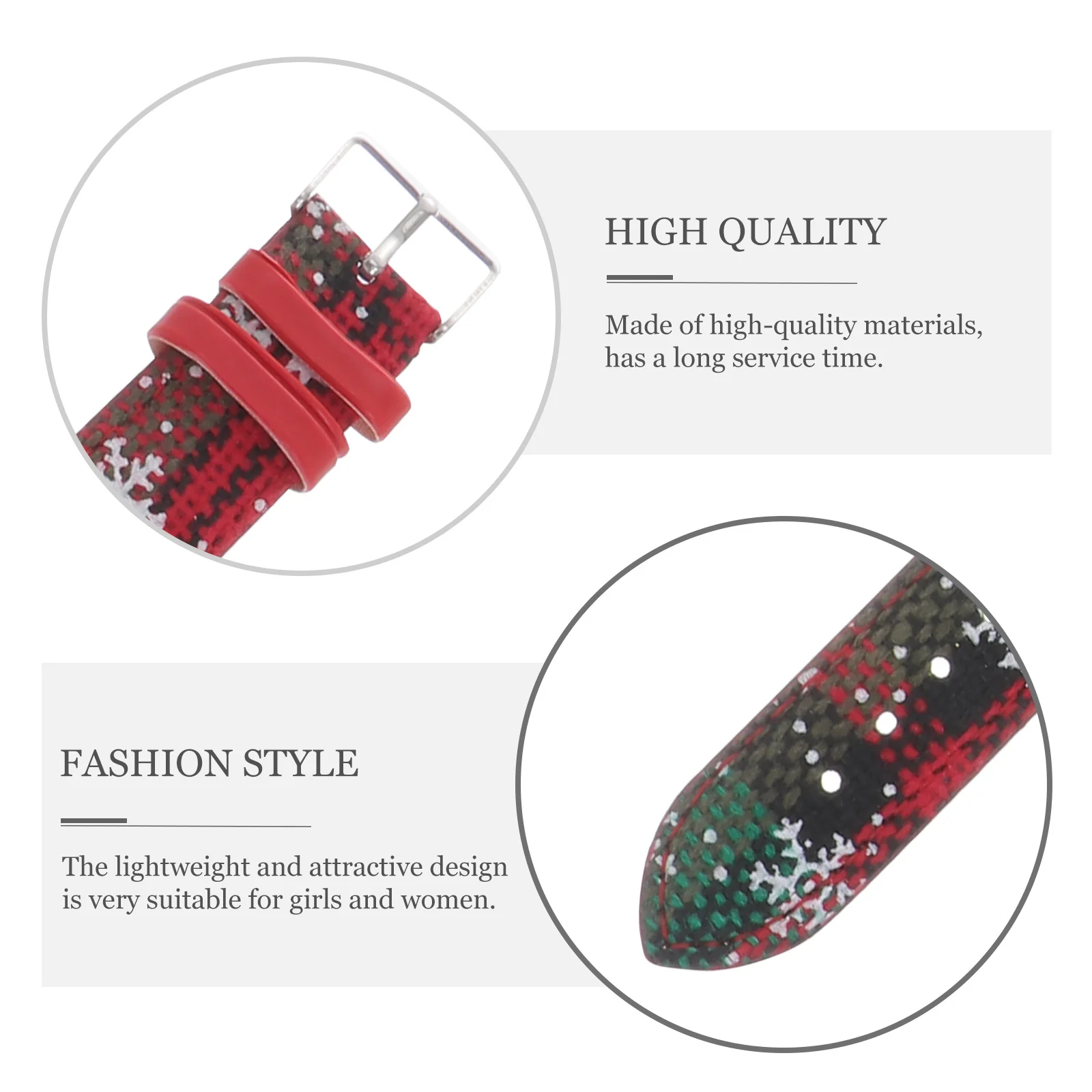 

Snowflake Style Quartz Watch for Women Elegant PU Christmas Pendant Fashion Wristwatch Casual Ladies Gift Jewelry