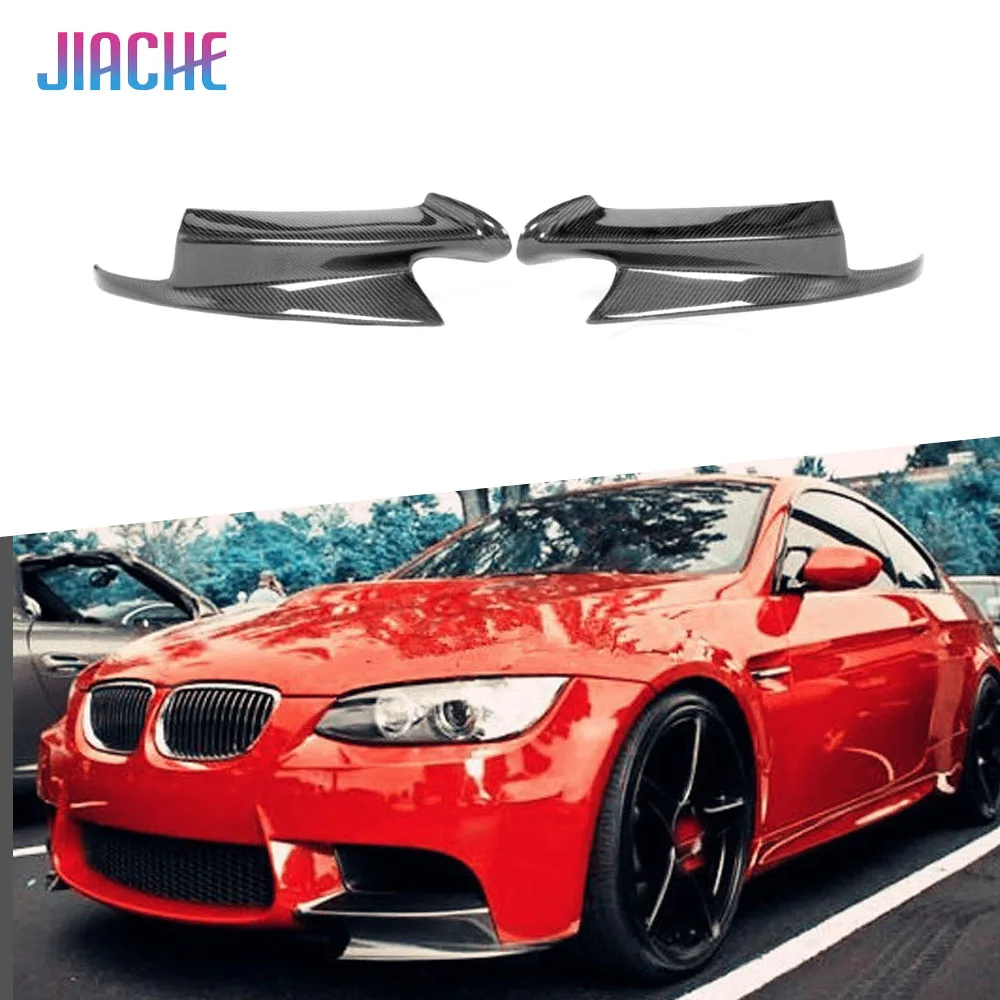 

Carbon Fiber /Forged Carbon Front Bumper lip Splitters Flaps Cupwings For BMW 3 Series E90 E92 E93 M3 2007-2013 Fiberglass