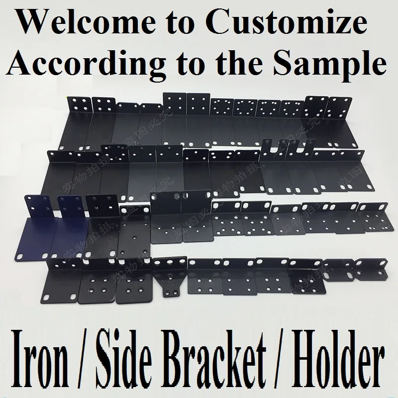 Apenas 1 pces, tplink rede interruptor de metal suporte de rede titular do interruptor de ferro suporte lateral suporte, bem-vindo para personalizar