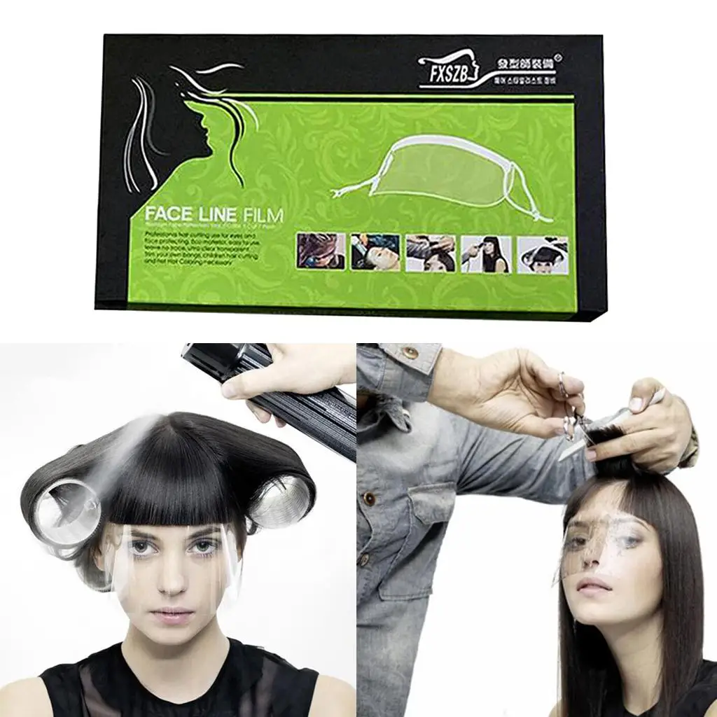 5 Visors โปร่งใสสําหรับ Salon Barber Hairspray ตัดผมถาวรหน้าผาก Eyes &