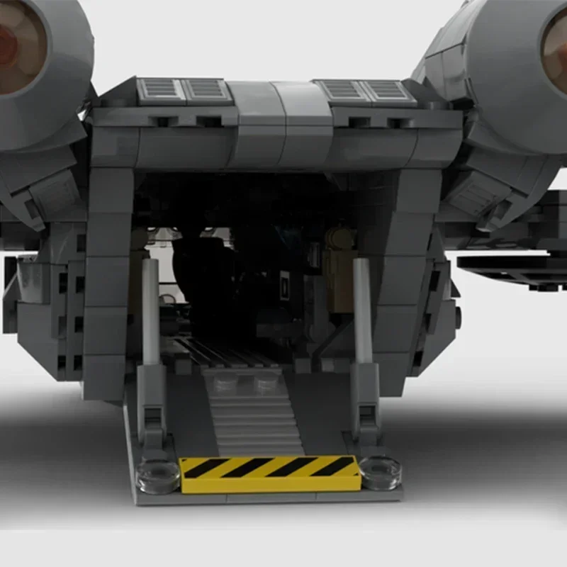 Série militaire Moc briques de construction Quinjet avion de chasse modèle technologie blocs modulaires jouets assemblage brique cadeau de vacances