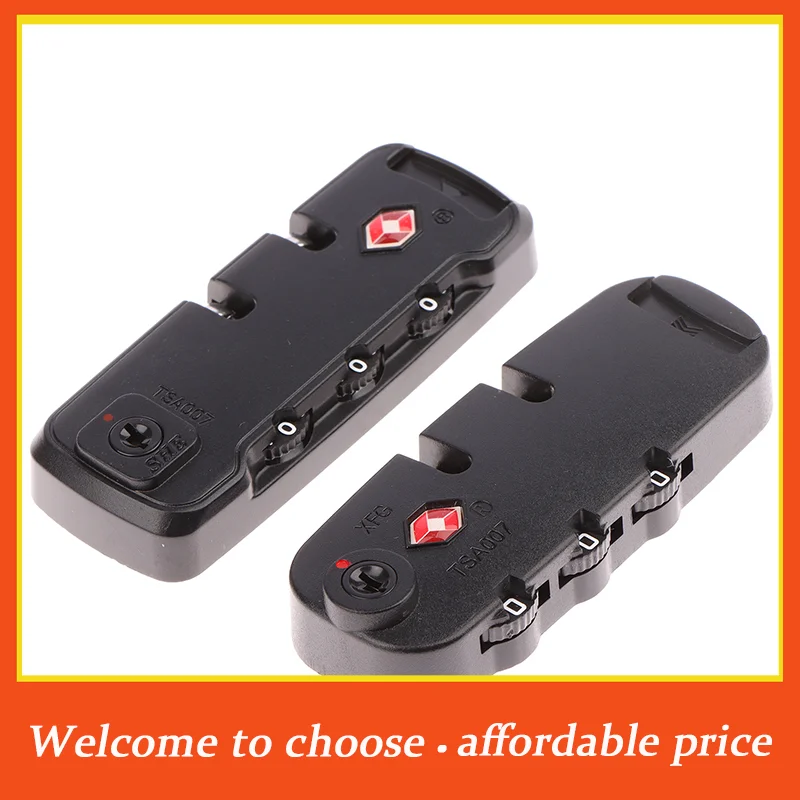 Security Fixed Lock Cupboard Cabinet Locker Padlock For TSA 3 Digit Password Combination Travel Bag Suitcase Luggage Accessorie
