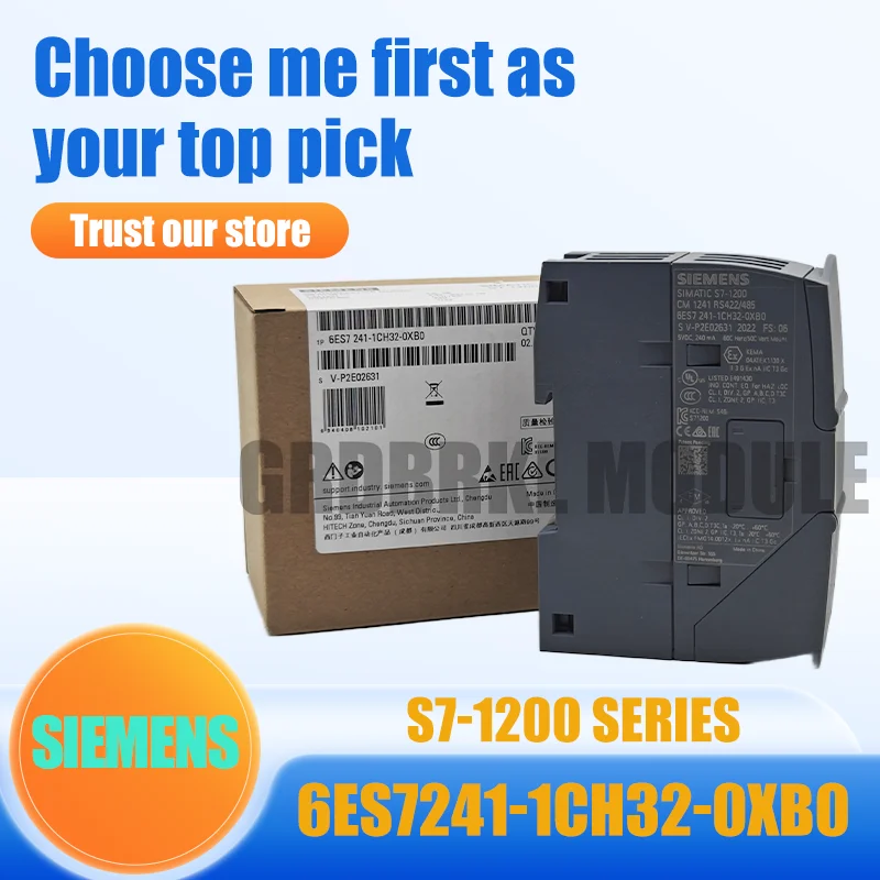 New original SIEMENS S7-1200 6ES7241-1CH32-0XB0 6ES7 241-1CH32-0XB0 communication module