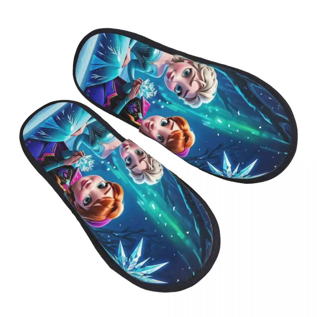 

Custom Frozen Cartoon Guest Slippers for Spa Women House Slipper