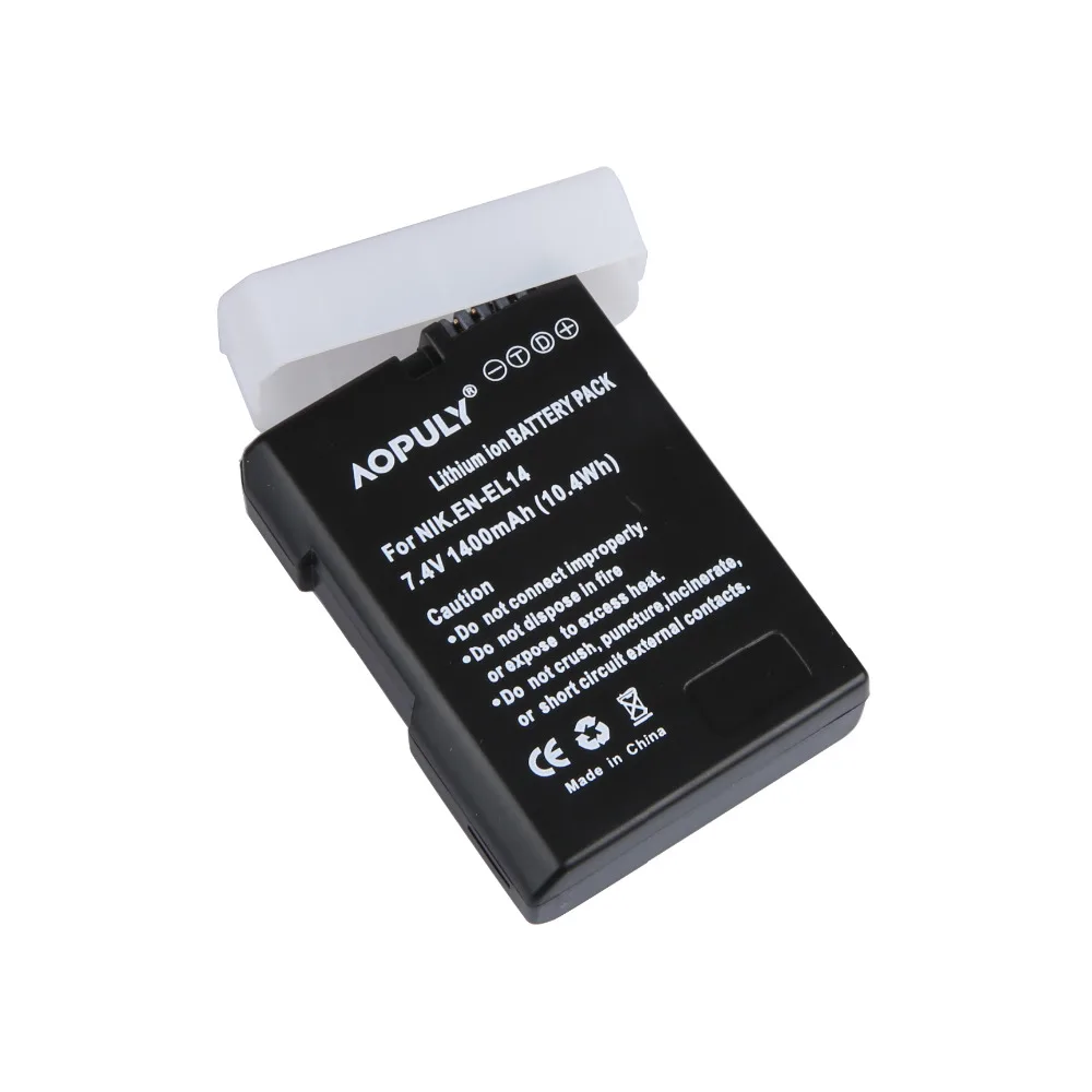 3Pcs EN-EL14 ENEL14 EN EL14 1400mAh 배터리 Nikon D90 D300 D5300 D5200 D5100 D3300 D3200 D3100 COOLPIX P7100 P7200 P7700