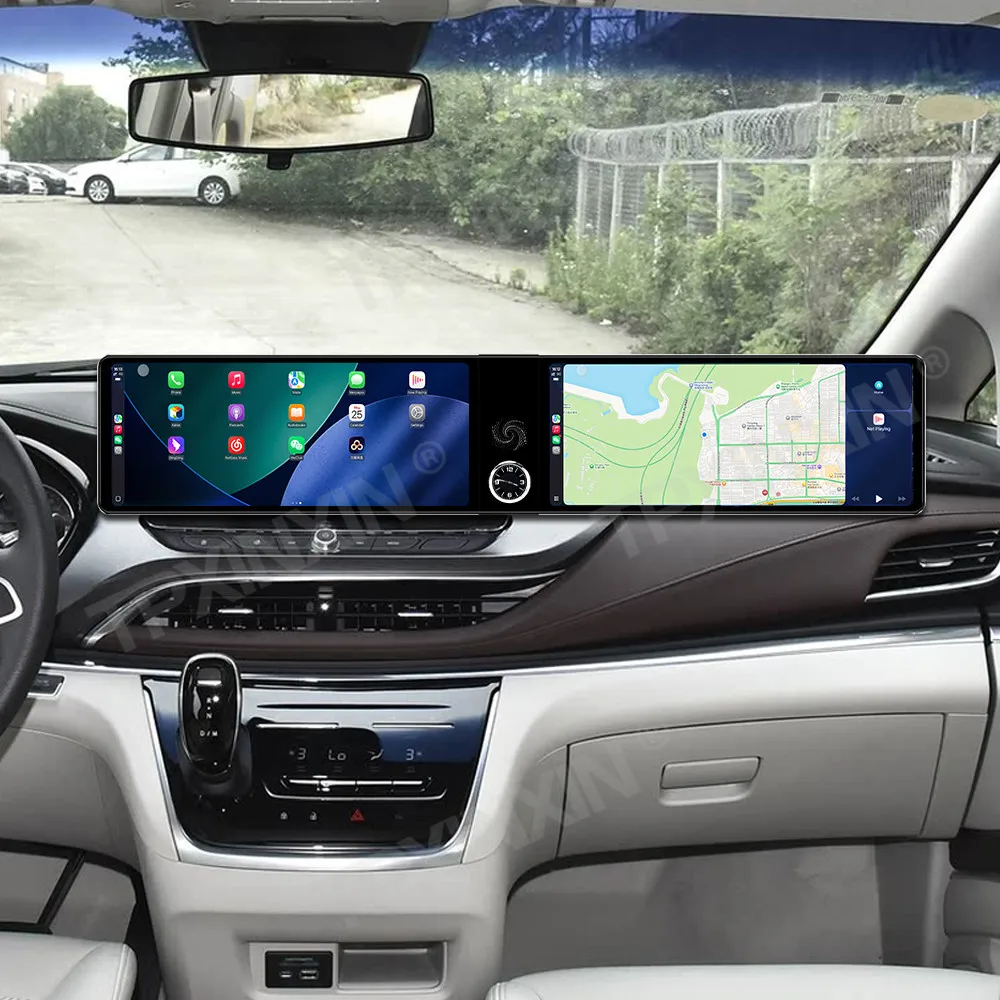 

24,6-дюймовый двойной экран для Buick GL8 2020-2022, стерео мультимедиа, Android, авто Carplay, второй пилот, пассажирское автомобильное радио, GPS Navi, головное устройство
