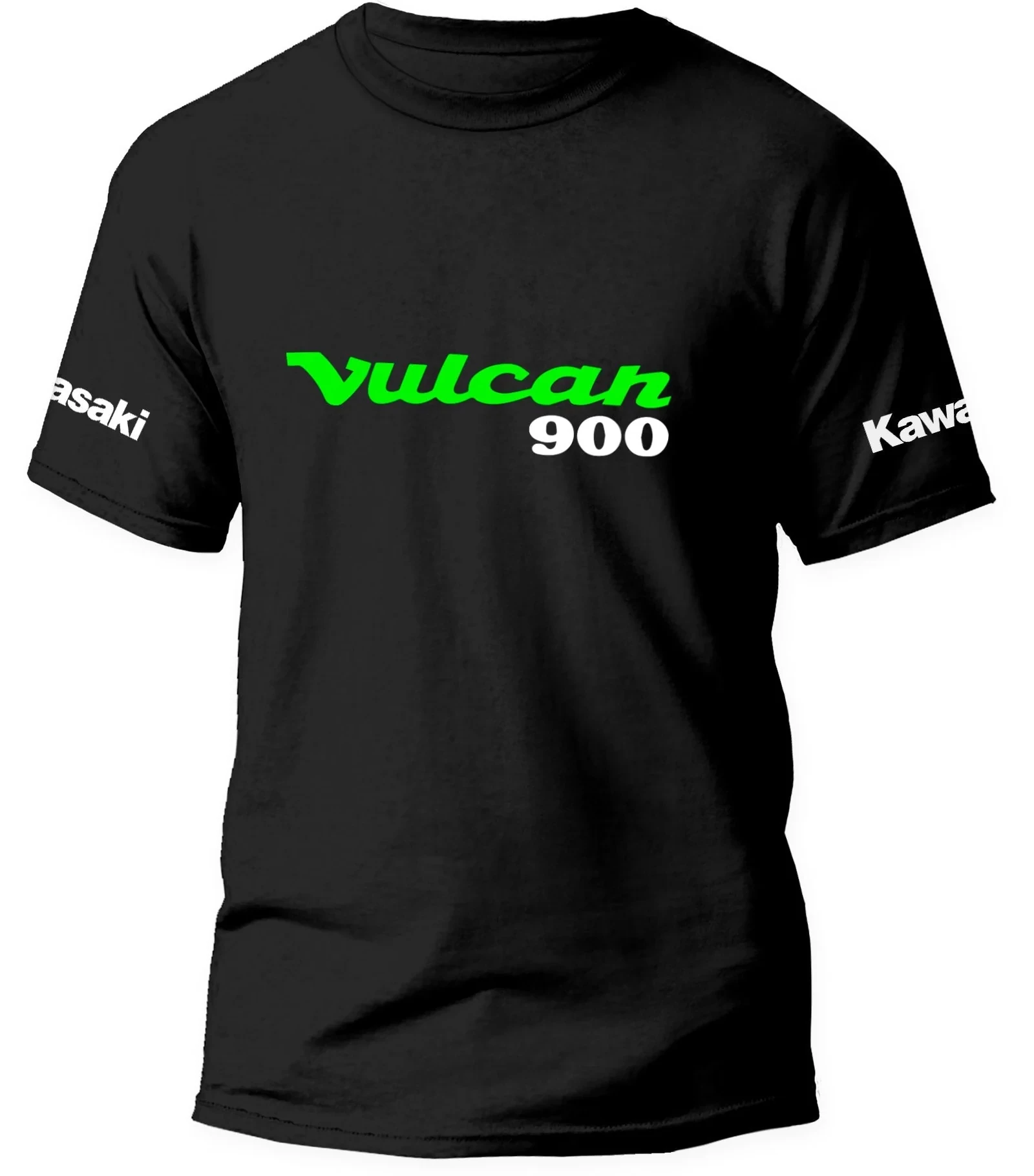 

Kawasaki Vulcan 900 Printed Cotton T-shirt Summer Men's and Women's Harajuku Clothing Fashion Casual Motorcycle T-shirt Unisex