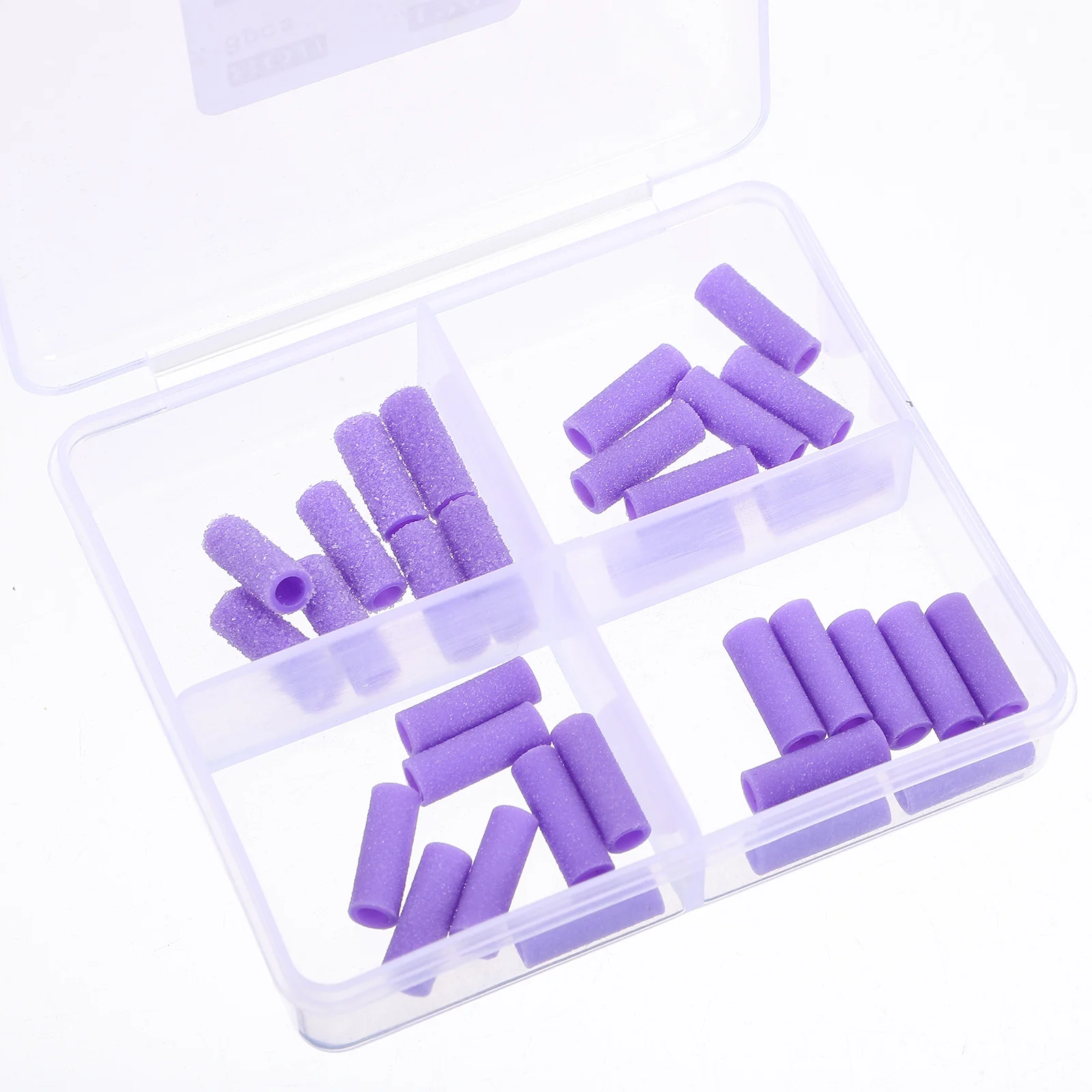32개 미니 그라인딩 샌딩 밴드 네일 아트 폴리셔 키트 매니큐어 젤 제거용 휴대용 드릴 액세서리 미세 연마