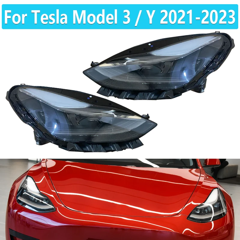 

Фара для Tesla Model 3/Y 2021 2022 023, фары переднего бампера, фары, фары 151495200 C 151495300 C