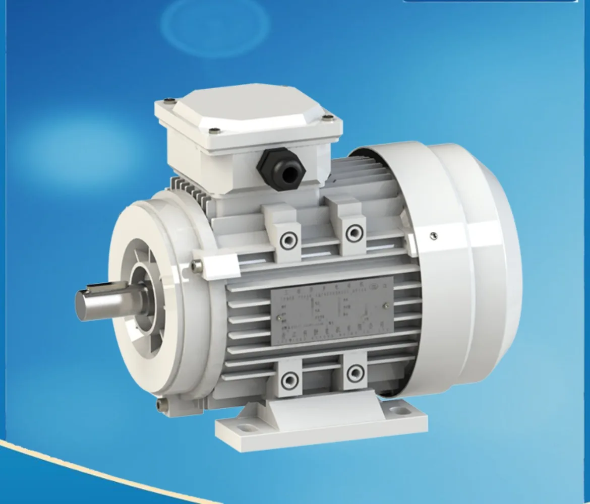 Three-phase asynchronous motor 380v copper wire aluminum shell motor 0.37/0 75/1.1/1.5/2/3KW frequency conversion