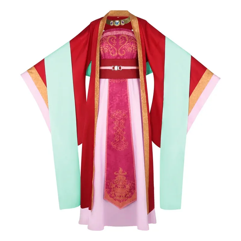 

New Halloween Cosplay Anime Apothecary Diaries Maomao Costume Women Hanfu Kimono Dress Earrings Necklace Full Set