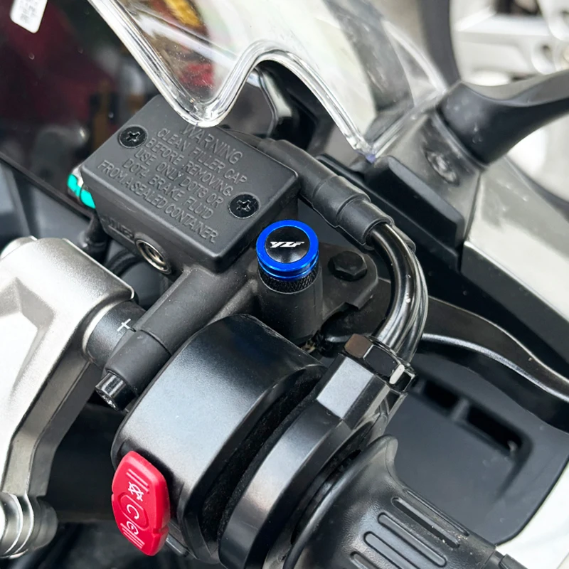 Moto Accessories Aluminum Rearview Side Mirror Hole Cap Plug Screw bolt For YAMAHA YZF R1 R3 R6 R25 R125 R7 YZFR1 YZFR6 YZFR3
