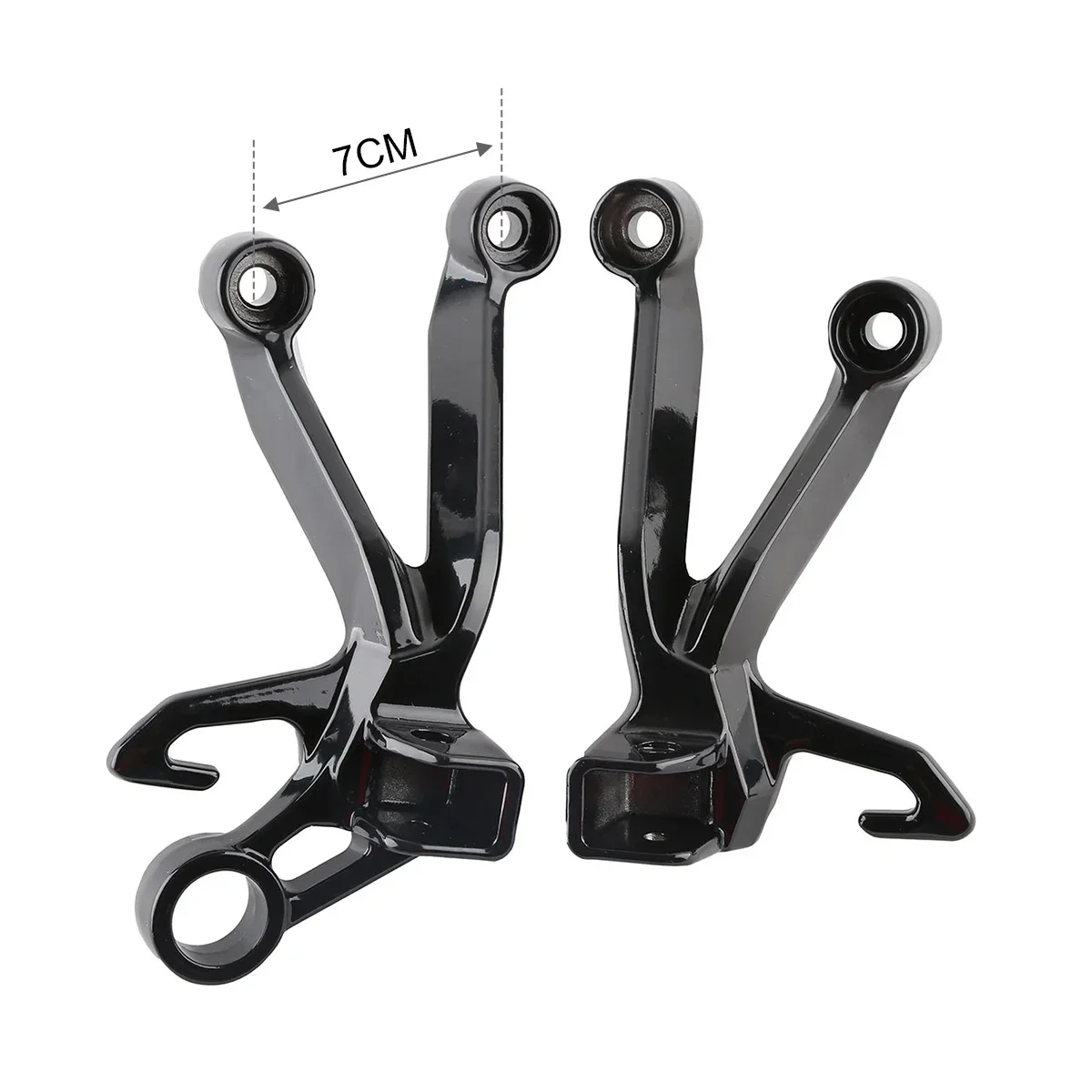 For Suzuki GSXR 1000 2003-2004 K3 Motorcycle Parts Rear Foot Pegs Footrest Bracket Set