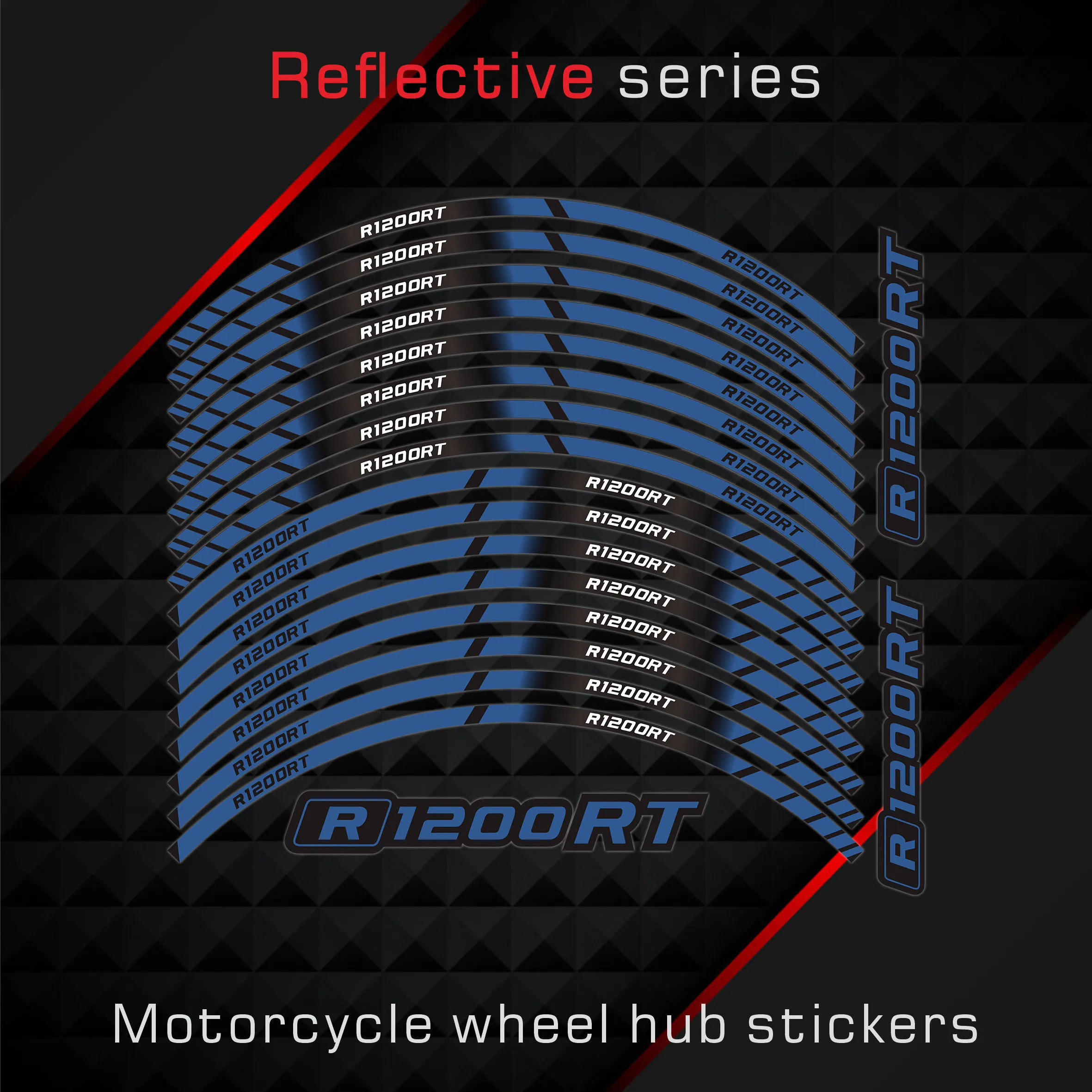 Per R1200RT parti del motociclo Contour Wheel Decoration Decal Sticker R1200 RT R 1200 RT