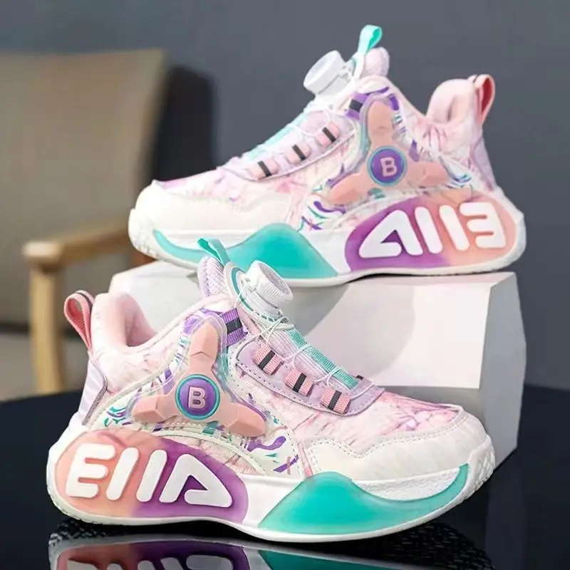 3-15 anni Scarpe per bambini Moda Sneakers per bambini Tendenza Scarpe sportive per ragazze Scarpe da ginnastica casual per ragazzi traspiranti